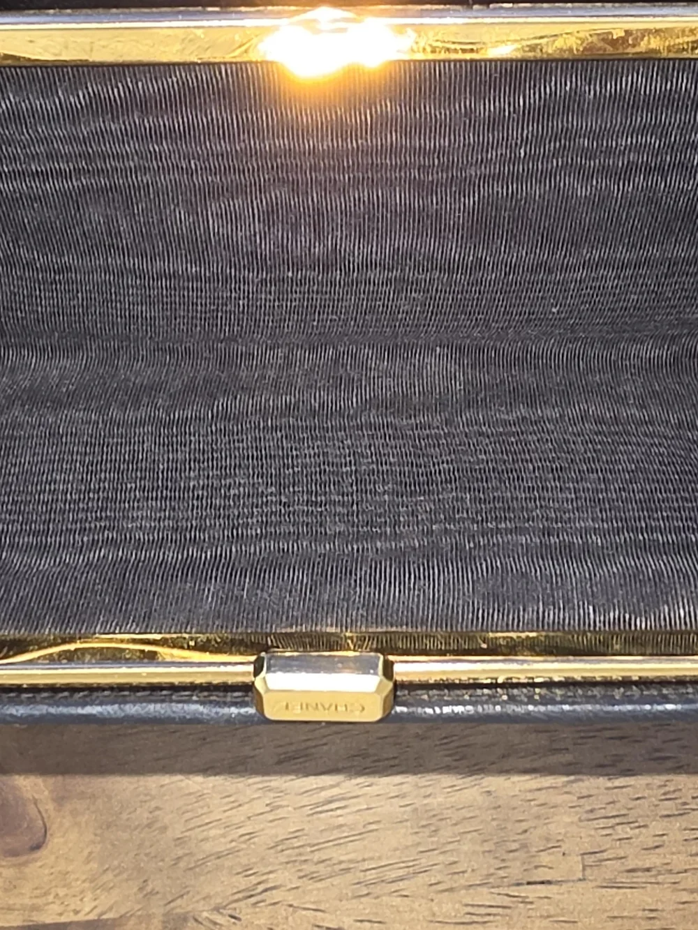 Chanel Quilted Lambskin Leather Wallet with Gold CC Snap